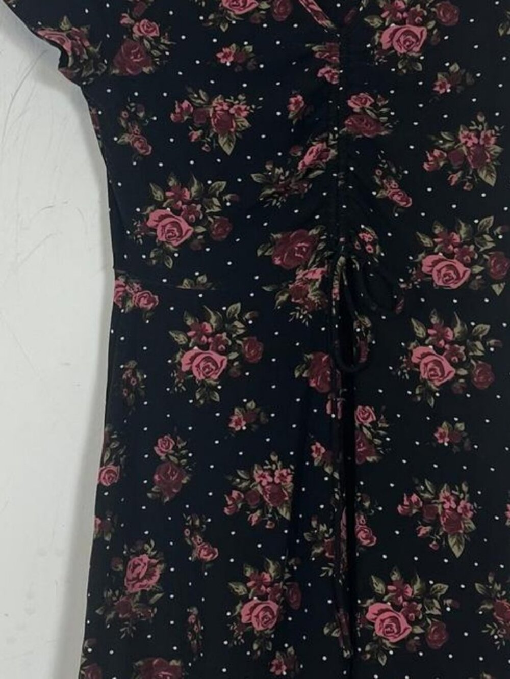 short sleeve fit_ and flare